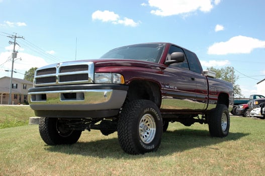 1994-99 4WD Dodge Ram 1500 5" lift kit, N3 Nitro shocks