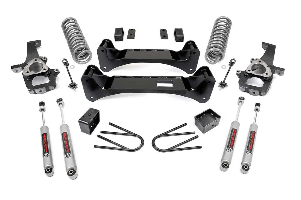 2002-05 2WD Dodge Ram 1500 6" lift kit, N3 Nitro shocks