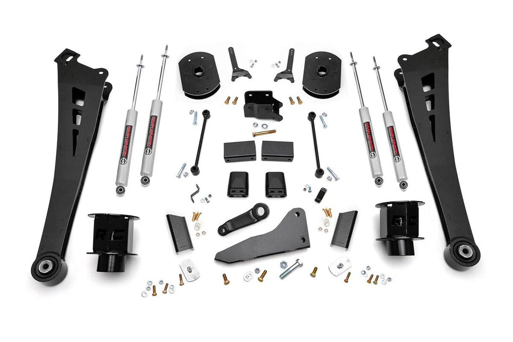 2014-18 4WD Ram 2500 w/ Rear Air Bags 5" Spacer Lift Kit with Radius Arms