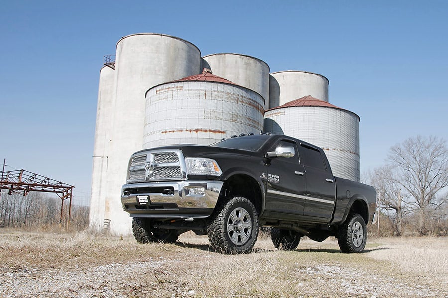 2014-18 4WD Ram 2500 w/ Rear Air Bags 5" Spacer Lift Kit with Radius Arms