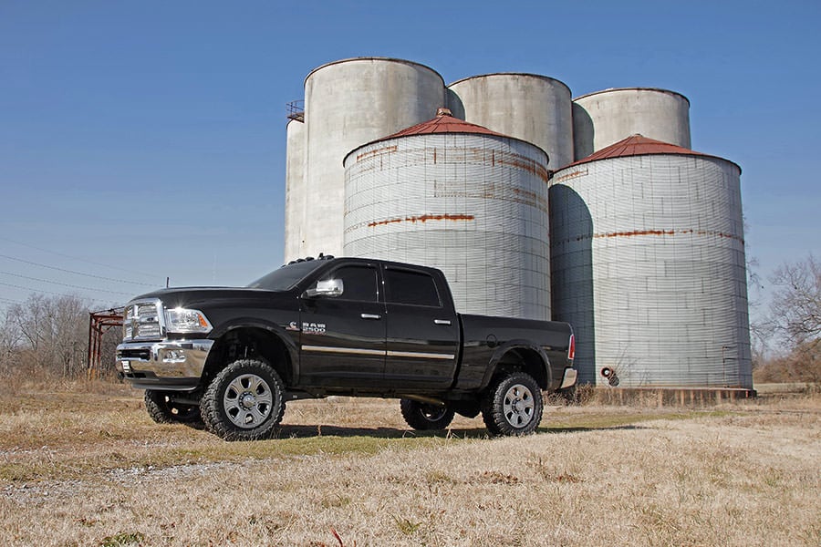 2014-18 4WD Ram 2500 w/ Rear Air Bags 5" Spacer Lift Kit with Radius Arms