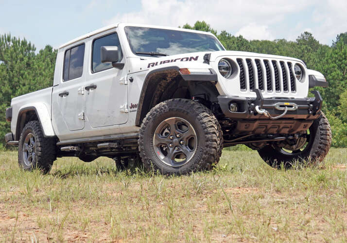 2.5" spacer leveling kit  2020-25 4WD Jeep Gladiator JT, Rubicon w/shock extensions