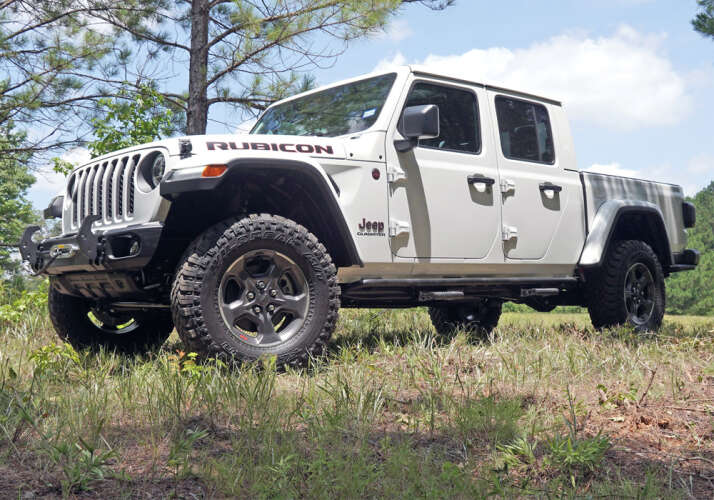 2.5" spacer leveling kit  2020-25 4WD Jeep Gladiator JT, Rubicon w/shock extensions