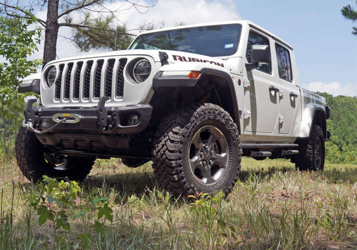 2.5" spacer leveling kit  2020-25 4WD Jeep Gladiator JT, Rubicon w/shock extensions