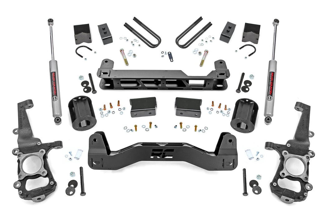 2021-23 2WD Ford F150 6" Spacer lift kit, N3 Nitro shocks