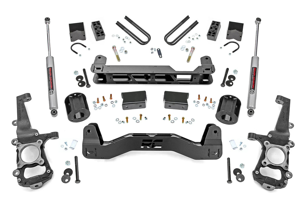 2021-23 2WD Ford F150 4" Spacer lift kit, N3 Nitro shocks