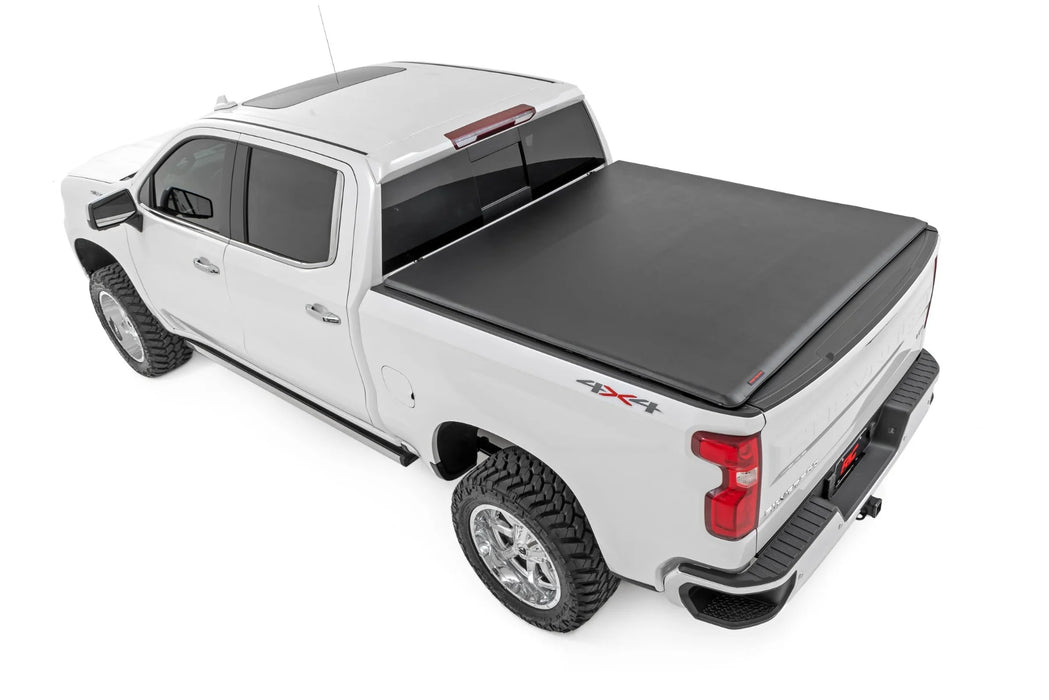 2019-24 Silverado, Sierra 1500 5'5" Bed, Soft Roll-up Tonneau Bed Cover