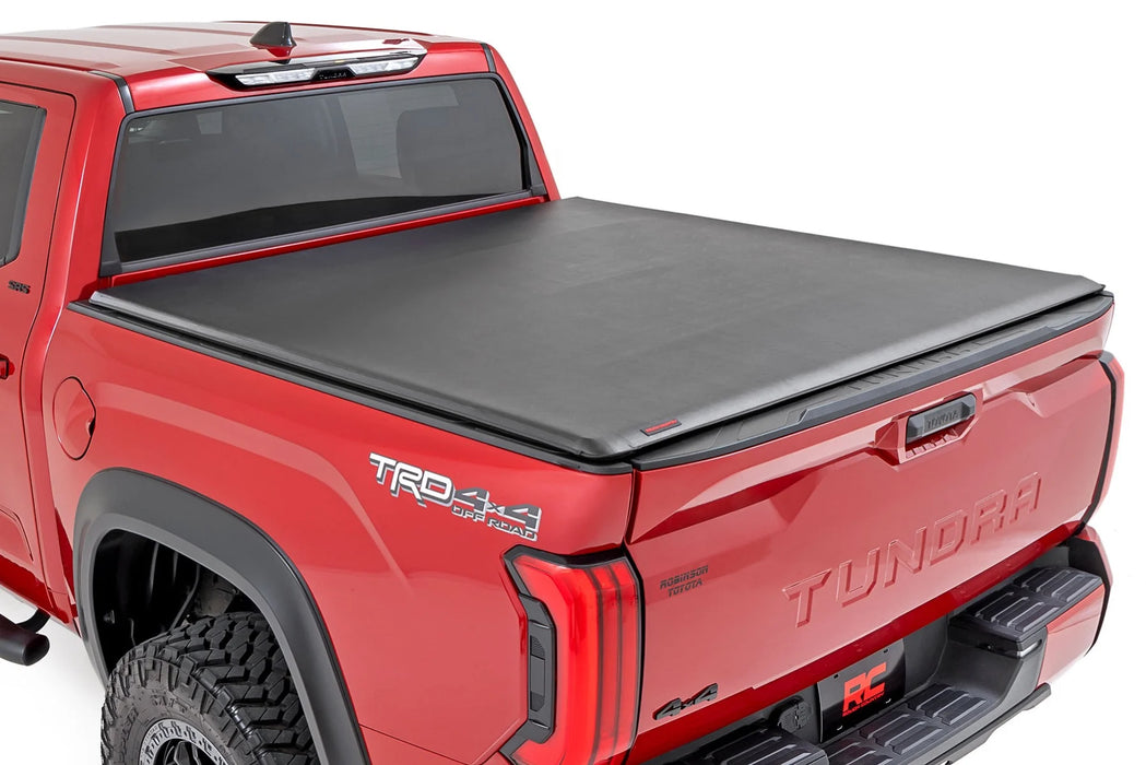 2022-24 Toyota Tundra 5'7" bed, Soft Roll-up Tonneau Bed Cover