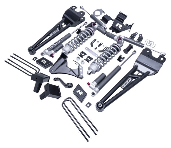 6" Coilover Radius Arm Lift Kit w/Falcon Max3.3 Shocks 2023-26 Ford F250, F350 Diesel Super Duty 4wd
