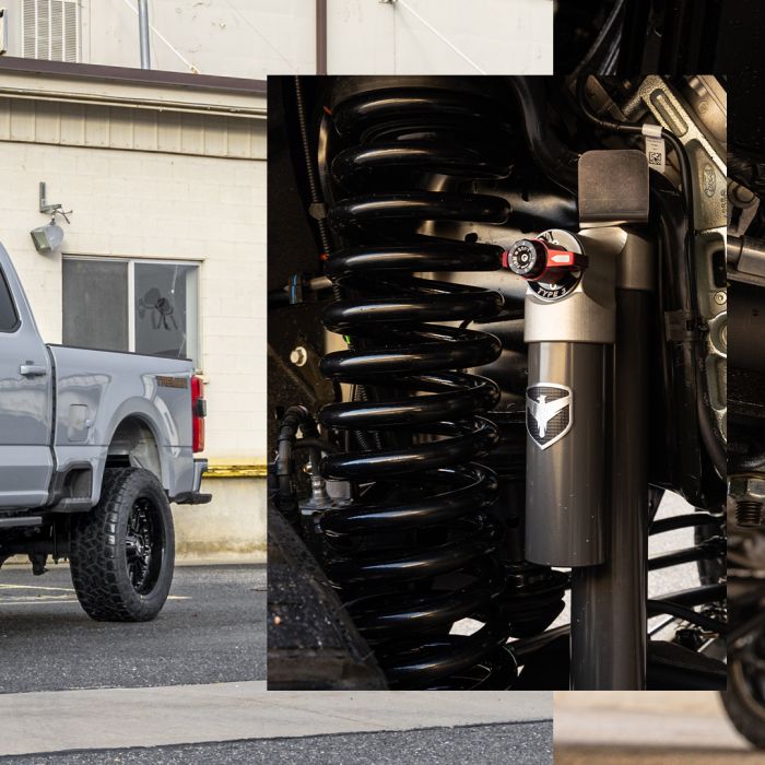 2.5" Coil Spring Front Lift Kit W/Falcon 3.3 Monotube Shocks 2020-26 4WD Diesel Ford F250, F350 Super Duty