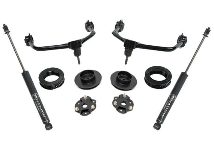 2019-24 4WD Ram 1500 3" lift kit, Shadow Nitro shocks