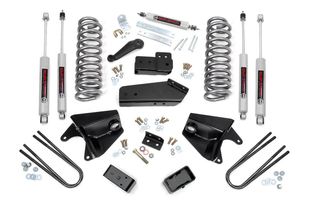 1980-96 4WD Ford Bronco 4" lift kit, N3 Nitro shocks