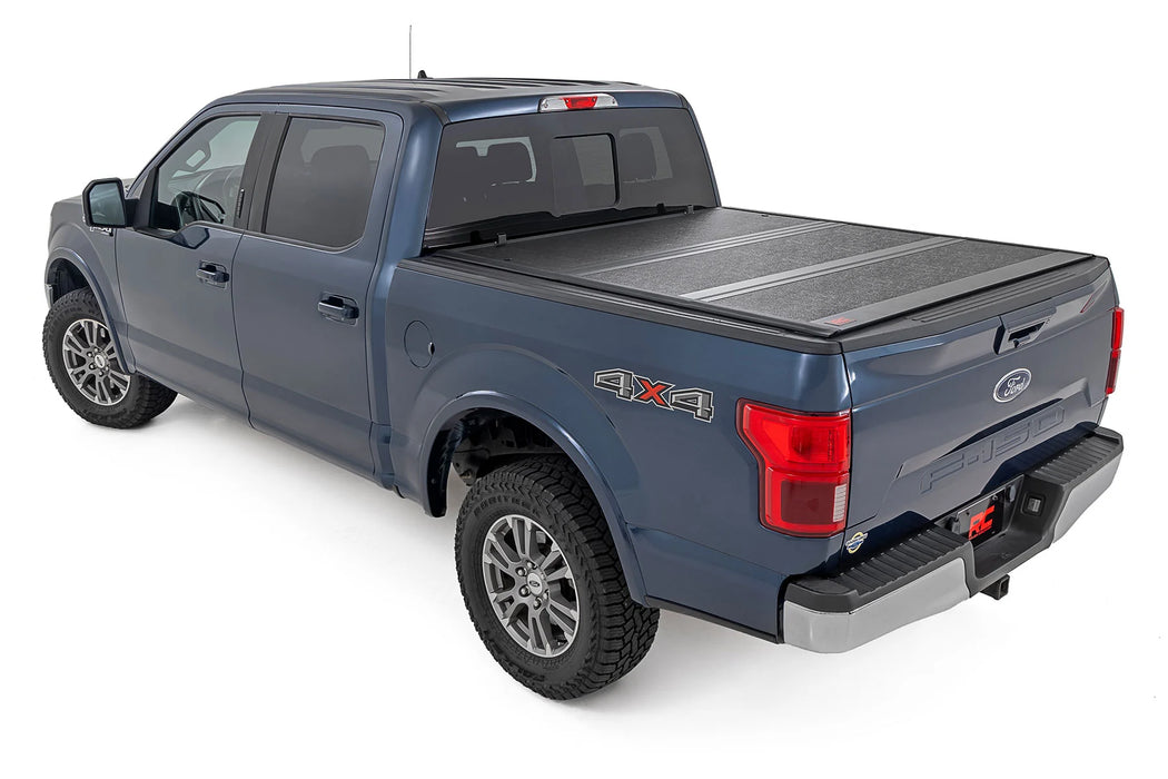 2019-23 Ford Ranger 5 ft Bed, Hard Low Profile Tri-Fold Tonneau Cover