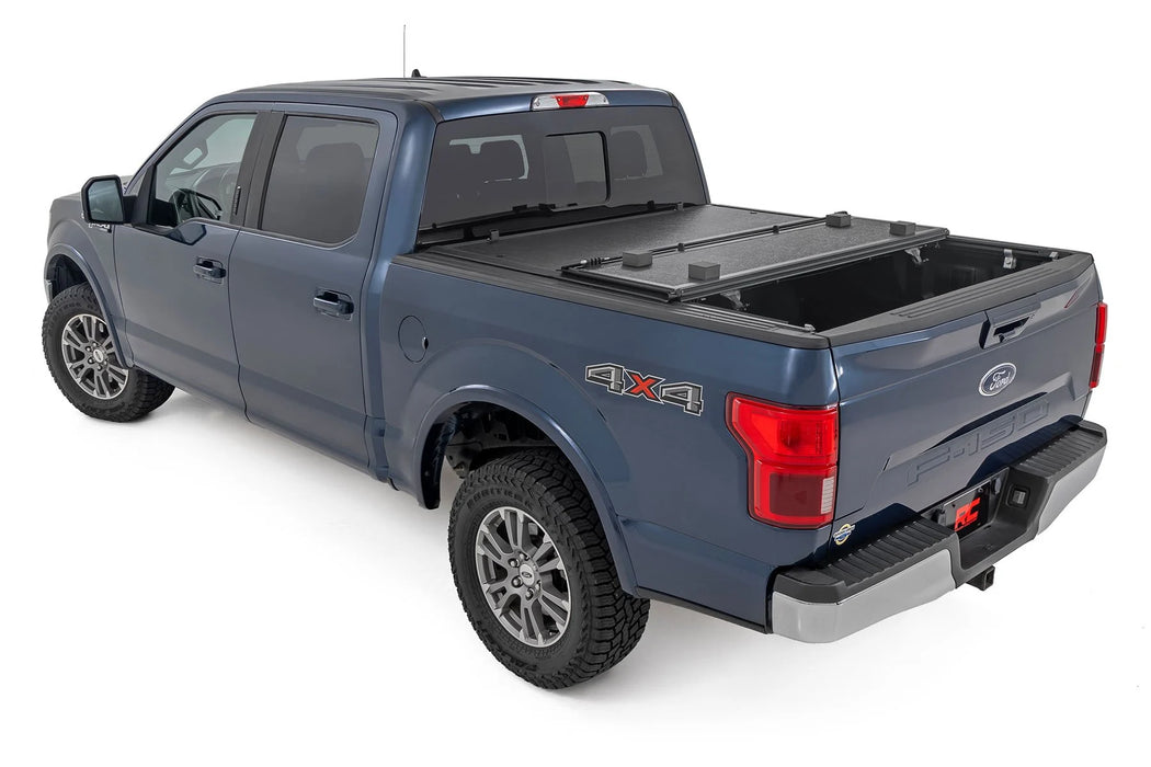 2019-23 Ford Ranger 5 ft Bed, Hard Low Profile Tri-Fold Tonneau Cover
