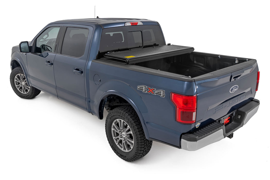 2017-24 Ford F250, F350 6'5" Bed, Hard Low Profile Tri-Fold Tonneau Cover