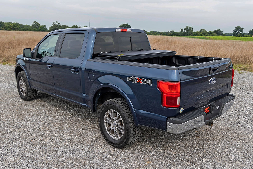 2021-24 Ford F150 5'5" Bed, Hard Low Profile Tri-Fold Tonneau Cover
