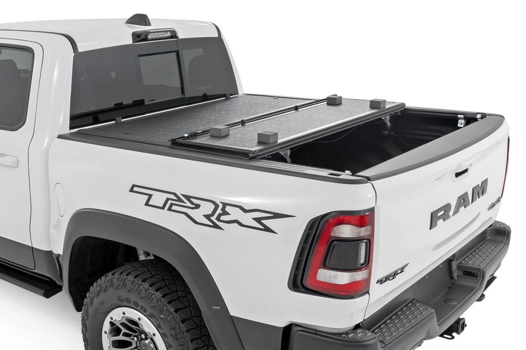2019-24 Ram 1500  Hard Low Profile Tri-Fold Tonneau Cover