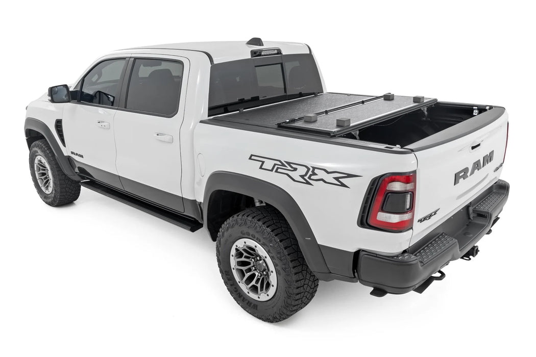 2019-24 Ram 1500  Hard Low Profile Tri-Fold Tonneau Cover