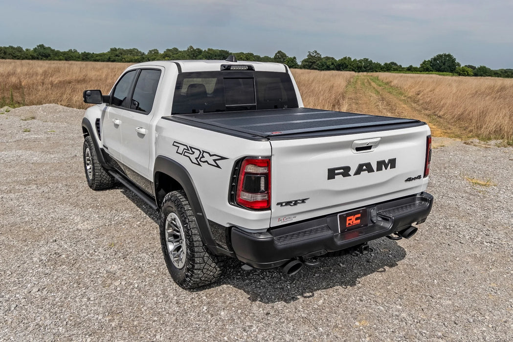 2019-24 Ram 1500  Hard Low Profile Tri-Fold Tonneau Cover