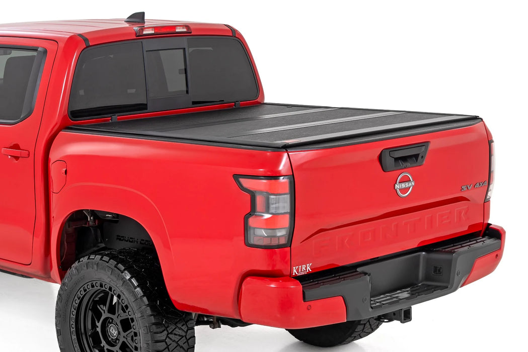 2022-24 2&4WD Nissan Frontier 5" Bed with factory cargo management, Hard Low Profile Tri-Fold Tonneau Cover