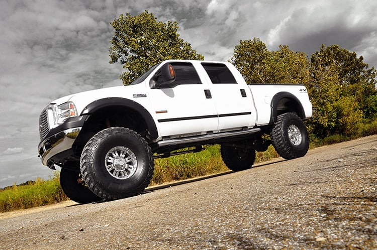 3/1/99-04 4WD Ford F250, F350 Super Duty 8" lift system, rear springs, N3 Nitro shocks