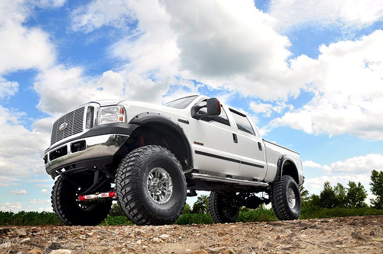 3/1/99-04 4WD Ford F250, F350 Super Duty 8" lift system, rear springs, N3 Nitro shocks