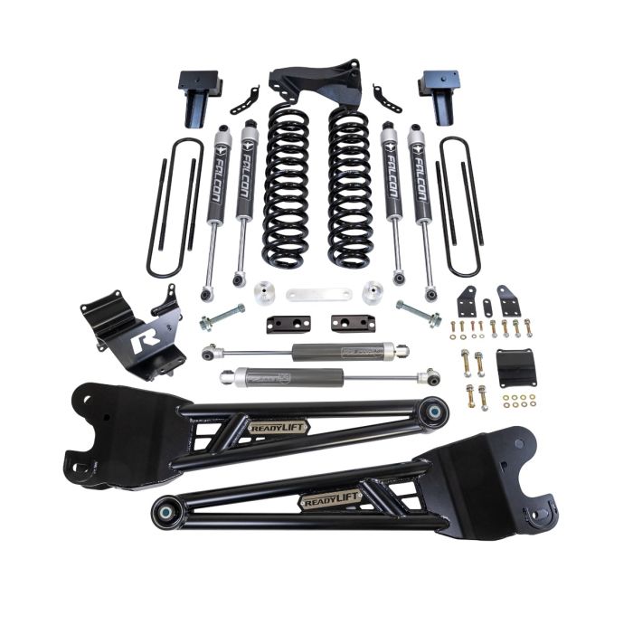 4" Radius Arm Lift Kit w/Falcon 2.1 Shocks 2023-26 Ford F250, F350 Diesel Super Duty 4wd