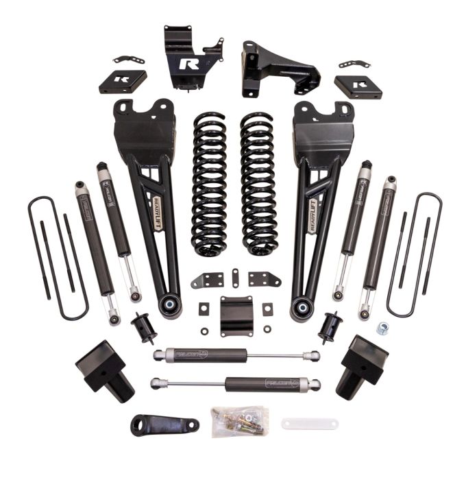 6" Radius Arm Lift Kit w/Falcon 2.1 Shocks 2023-26 Ford F250, F350 Diesel Super Duty 4wd