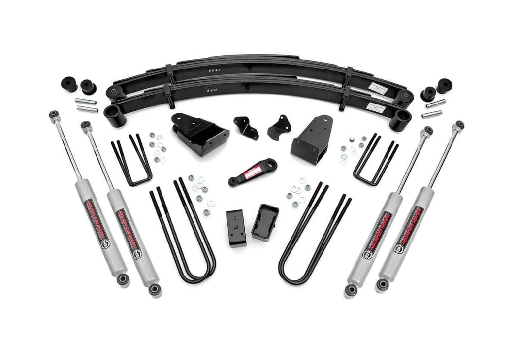 1987-97 4WD Ford F250 460 Gas, Diesel 4" lift kit, N3 Nitro shocks