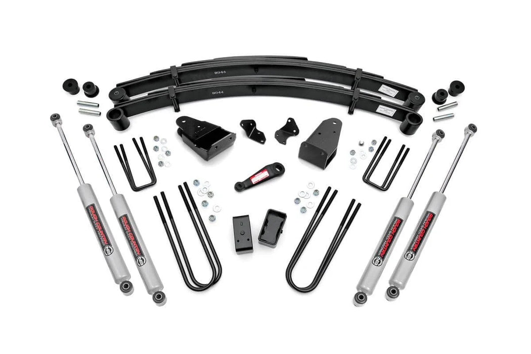1980-86 4WD Ford F250 460 Gas, Diesel 4" lift kit, N3 Nitro shocks