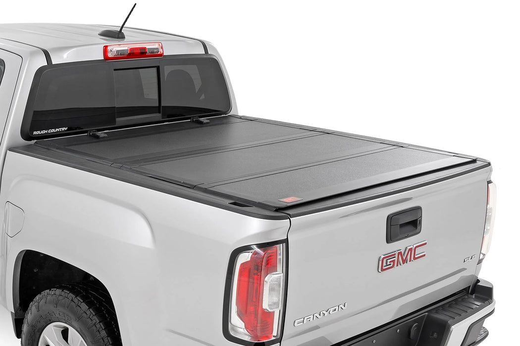 Silverado, Sierra 1500, 2500HD, 3500HD Hard Tri-Fold Tonneau Cover