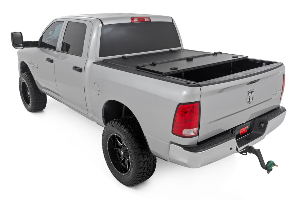 2009-18 Ram 1500, 19-23 Classic 5'5" Bed w/out Rambox storage, Hard Low Profile Tri-Fold Tonneau Cover