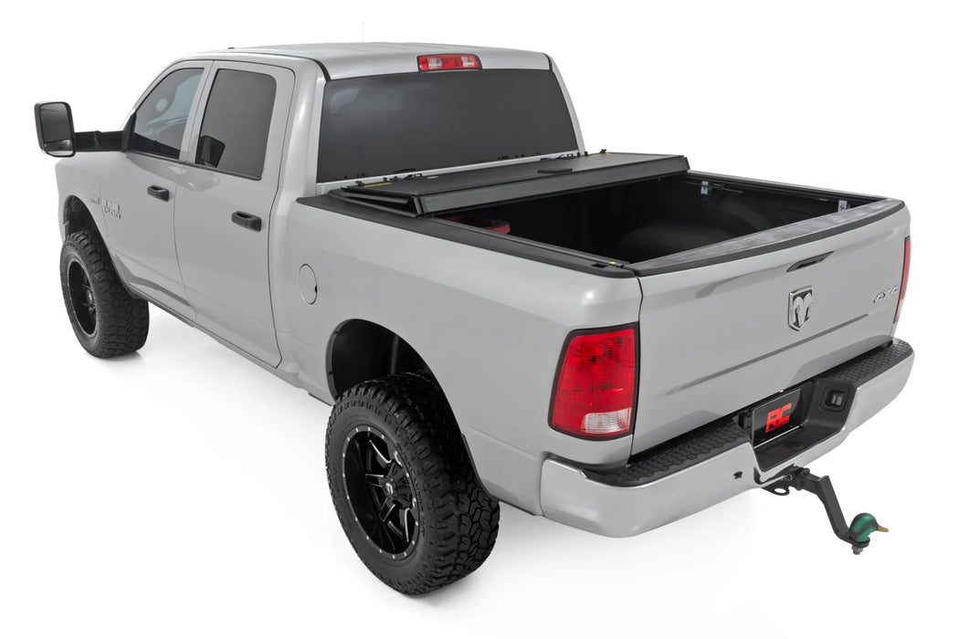 2009-18 Ram 1500, 19-23 Classic 5'5" Bed w/out Rambox storage, Hard Low Profile Tri-Fold Tonneau Cover