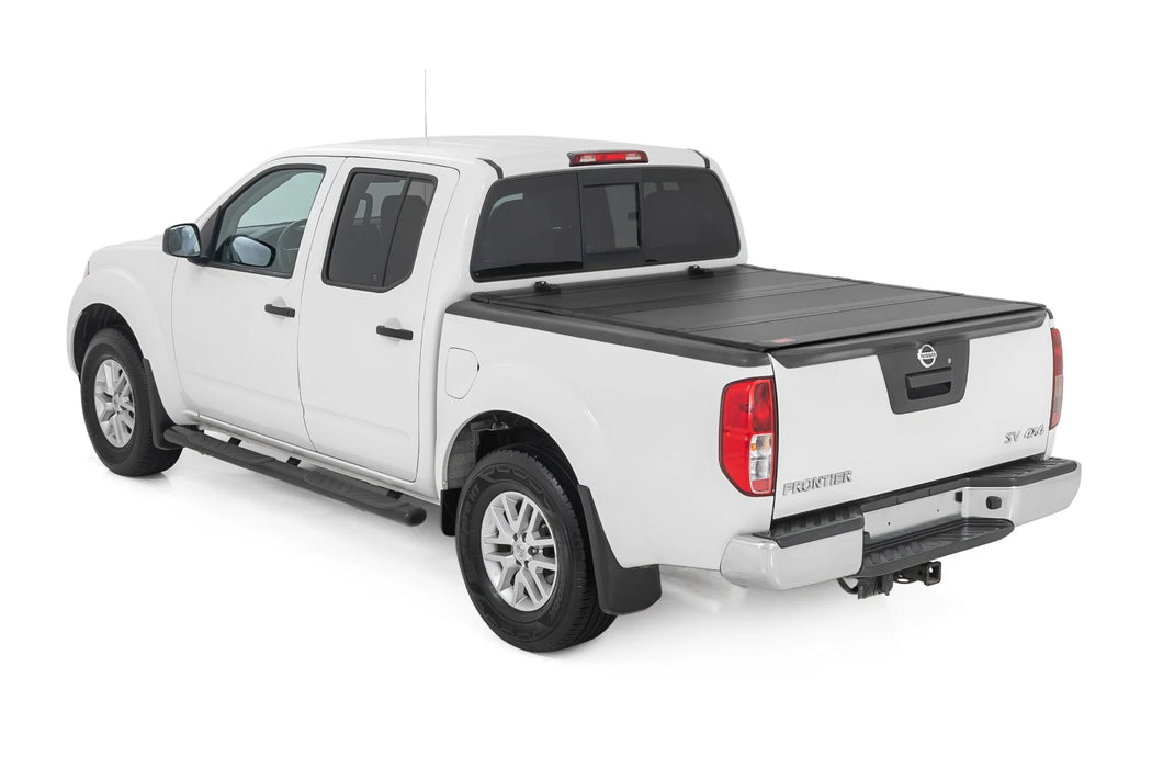 2005-21 2&4WD Nissan Frontier 5" Bed with factory cargo management, Hard Low Profile Tri-Fold Tonneau Cover