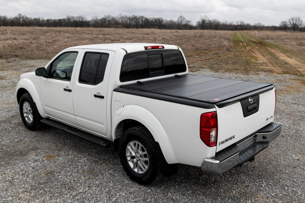 2005-21 2&4WD Nissan Frontier 5" Bed with factory cargo management, Hard Low Profile Tri-Fold Tonneau Cover