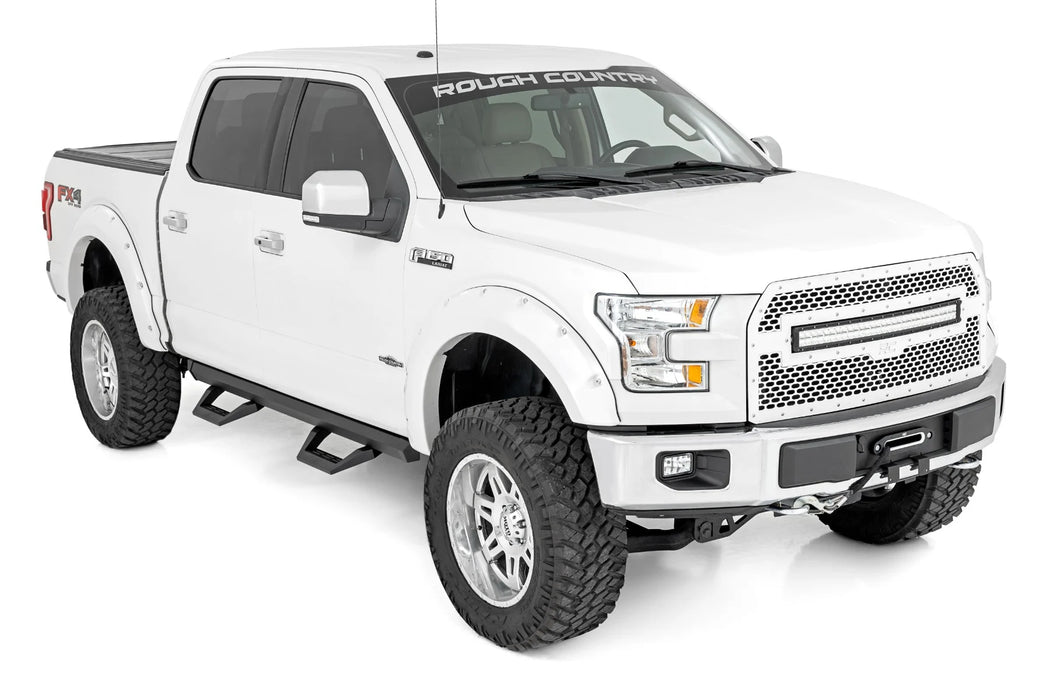 Ford F150, F250, F350 Crew Cab SRX2 Drop Steps