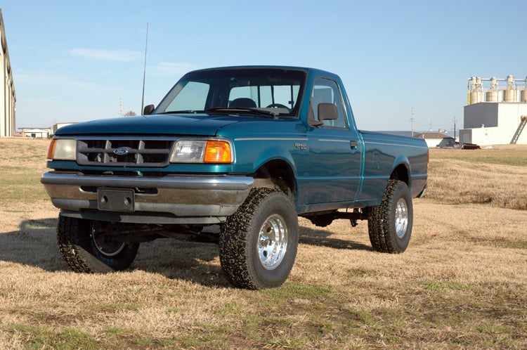 1983-97 2WD Ford Ranger 4" lift kit, N3 Nitro shocks