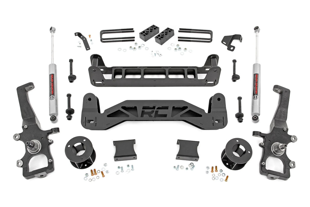 2004-08 2WD Ford F150 4" lift kit, N3 Nitro shocks