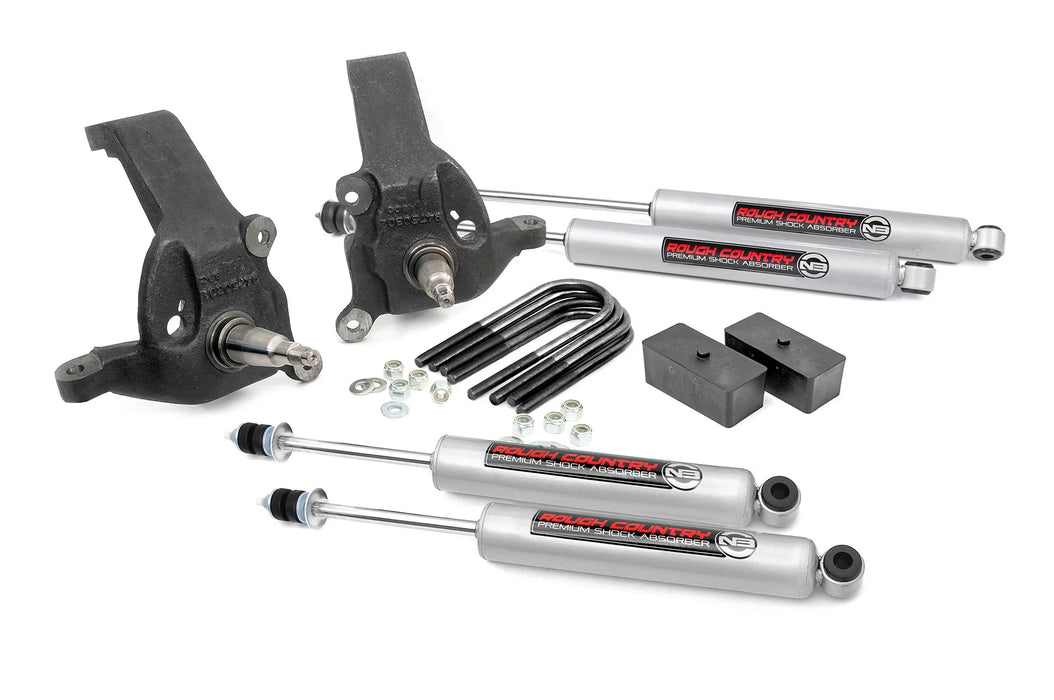 1997-03 2WD Ford F150 3" lift kit, N3 Nitro shocks