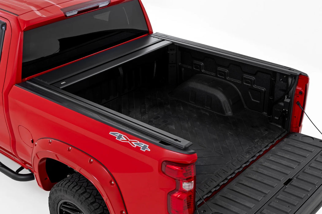 Manual Retractable Bed Cover for 2019-26 Silverado, Sierra 1500