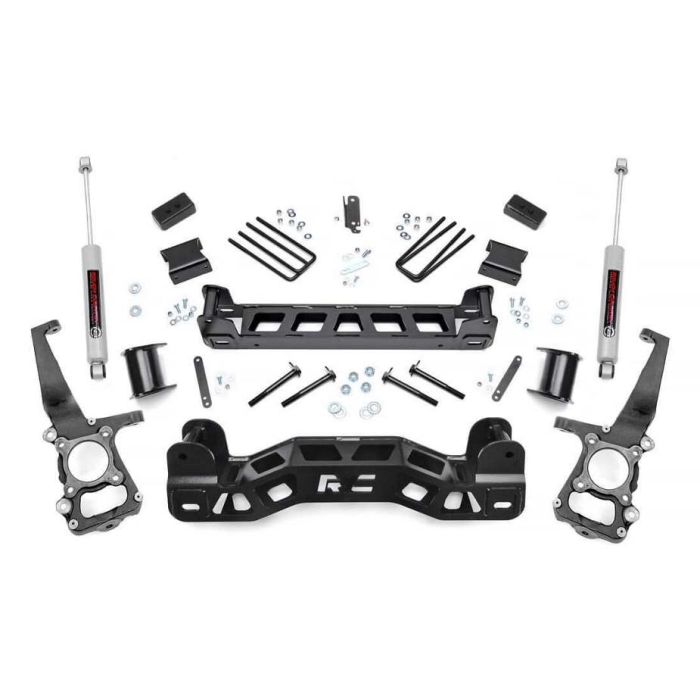 2011-14 2WD Ford F150 4" lift kit, N3 Nitro shocks