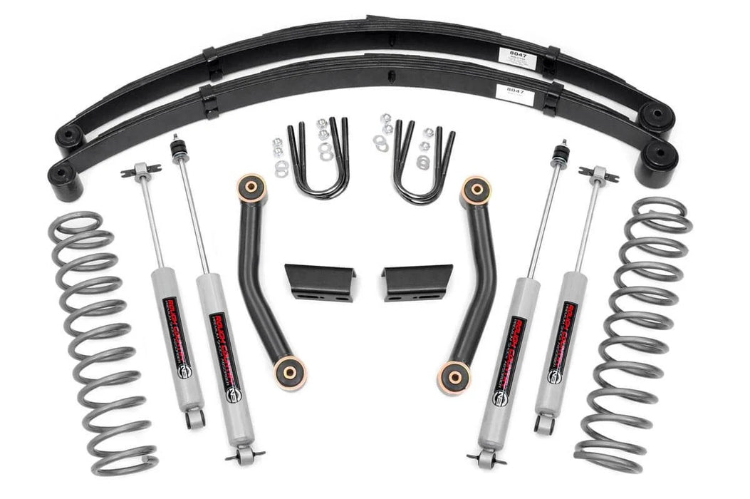 1984-01 2&4WD Jeep  Cherokee XJ 3" Series II lift kit