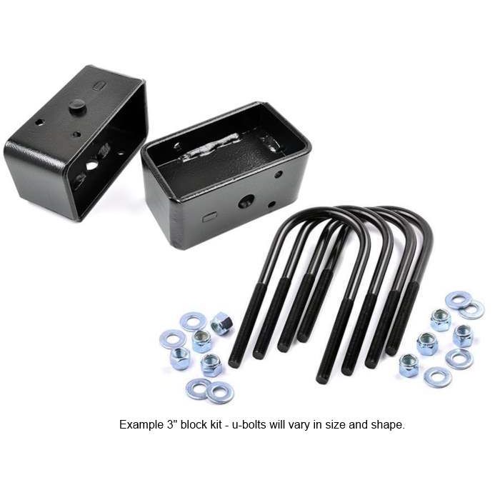 3" Rear block kit