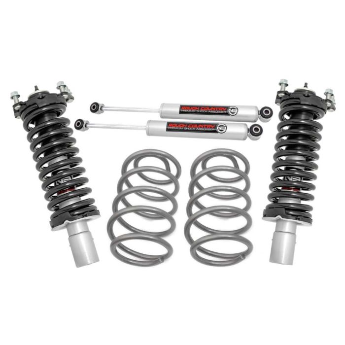 2008-12 Jeep Liberty KK 2.5" N3 Coilovers, rear coil spring lift kit