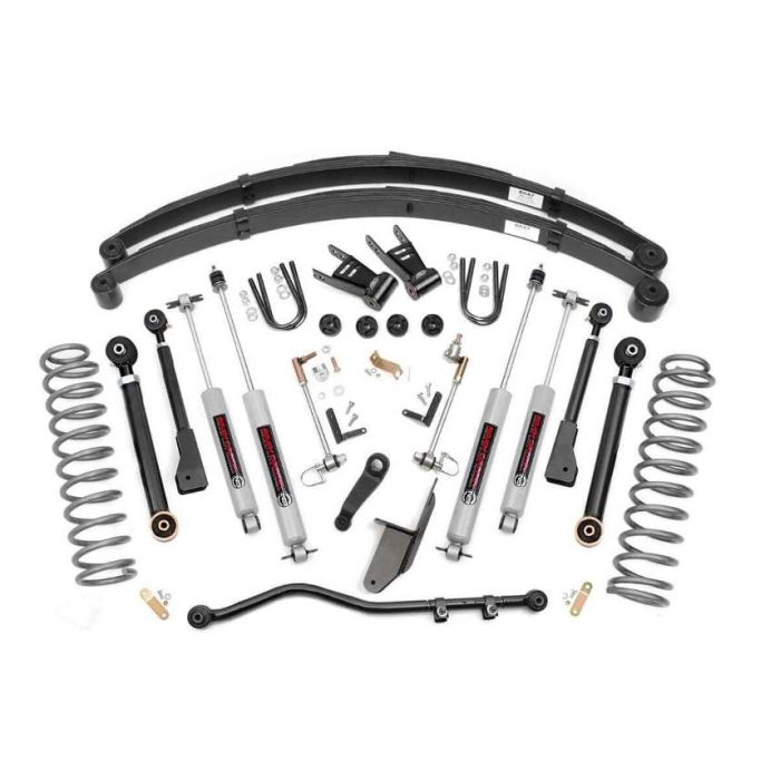 1984-01 4WD Jeep Cherokee XJ 6.5" X-Series lift system, rear springs, N3 Nitro shocks
