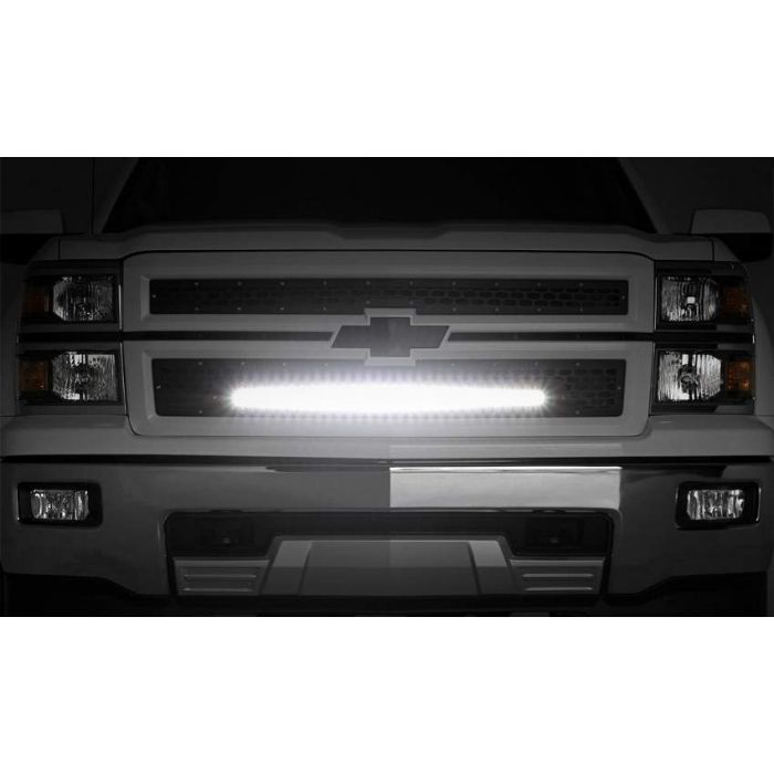 2014-15 2&4WD Chevy Silverado 1500 30" CREE LED Curved Dual Row Mesh Grille Kit, Black Series