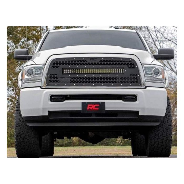 2013-18 2&4WD Ram 2500, 3500 30" CREE LED Dual Row Mesh Grille Kit