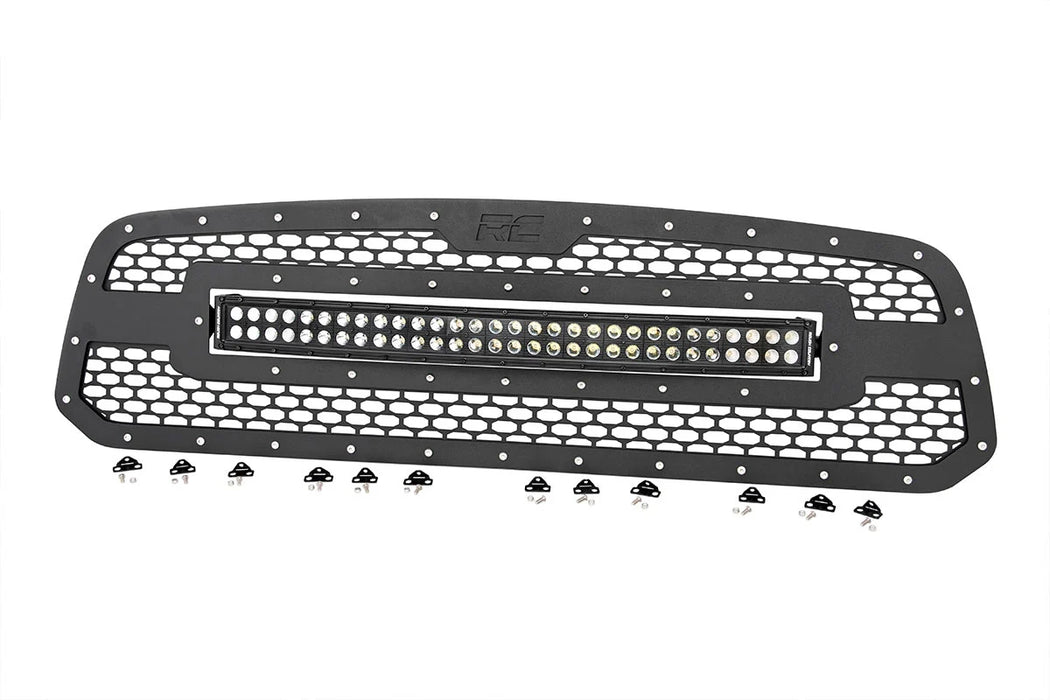 2013-18 2&4WD Ram 1500, 19-23 Classic 30" CREE LED Dual Row Mesh Grille Kit