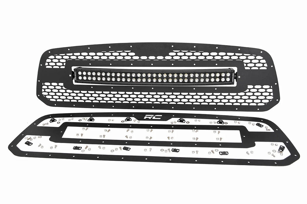 2013-18 2&4WD Ram 1500, 19-23 Classic 30" CREE LED Dual Row Mesh Grille Kit