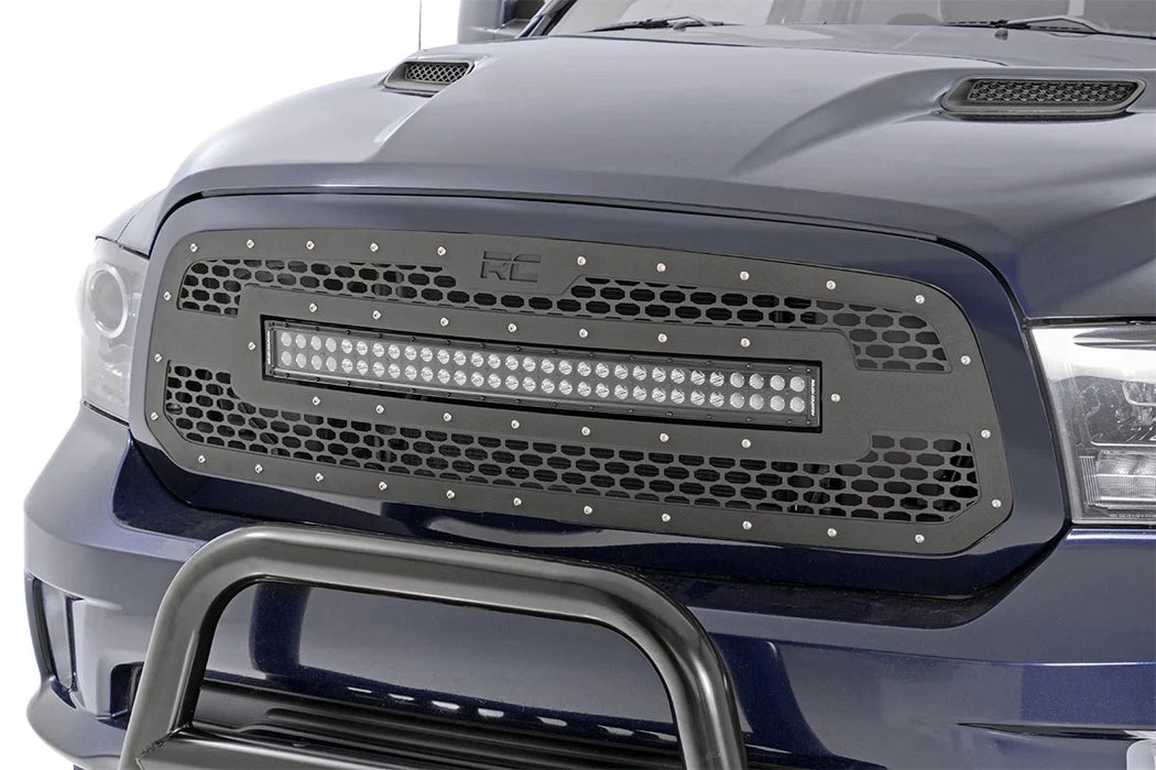 2013-18 2&4WD Ram 1500, 19-23 Classic 30" CREE LED Dual Row Mesh Grille Kit